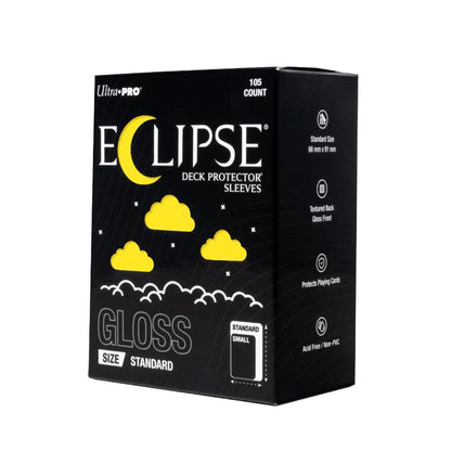 Ultra Pro - ECLIPSE Matte Standard DECK PROTECTOR Sleeves: Jet Black - 105ct