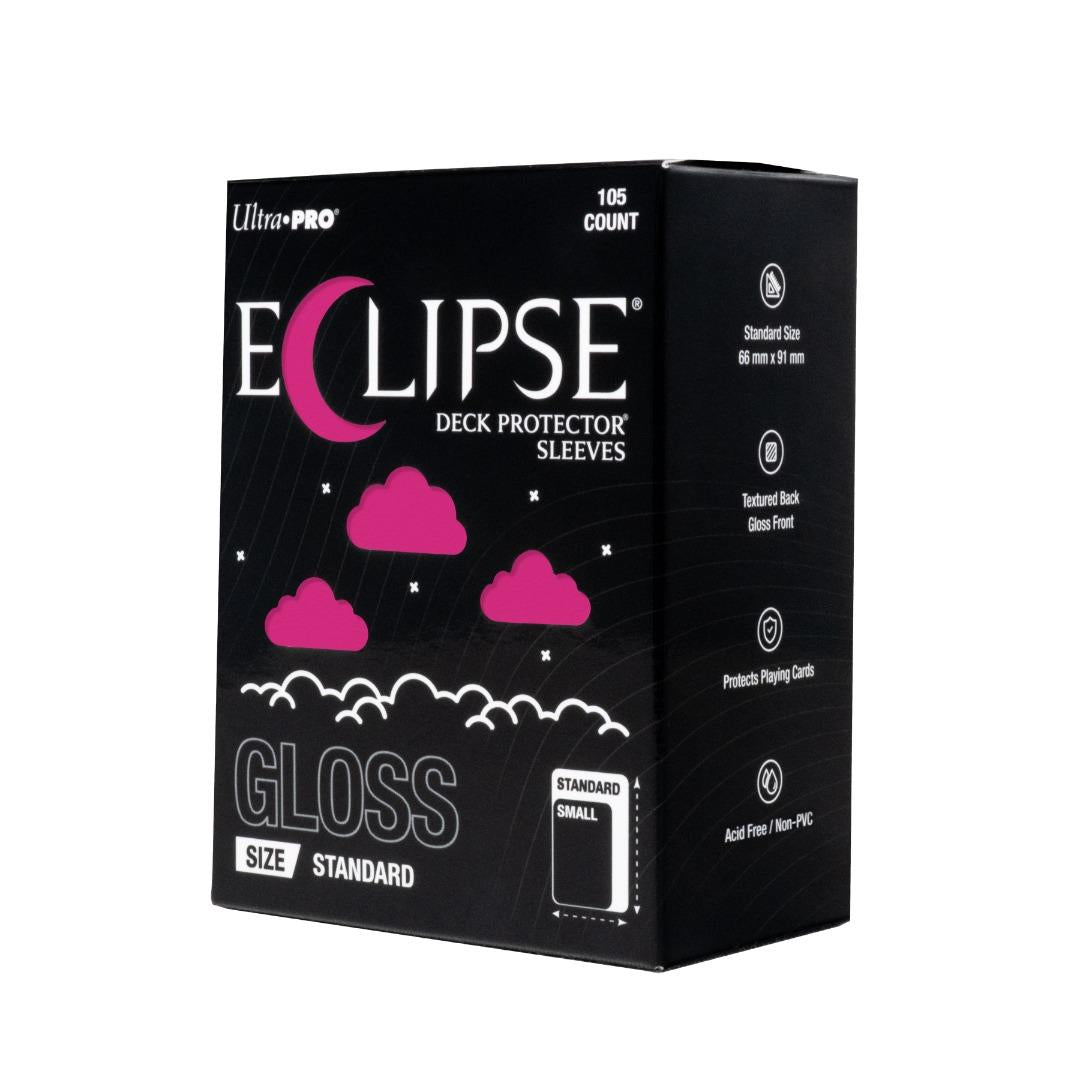 Ultra Pro - ECLIPSE Matte Standard DECK PROTECTOR Sleeves: Jet Black - 105ct