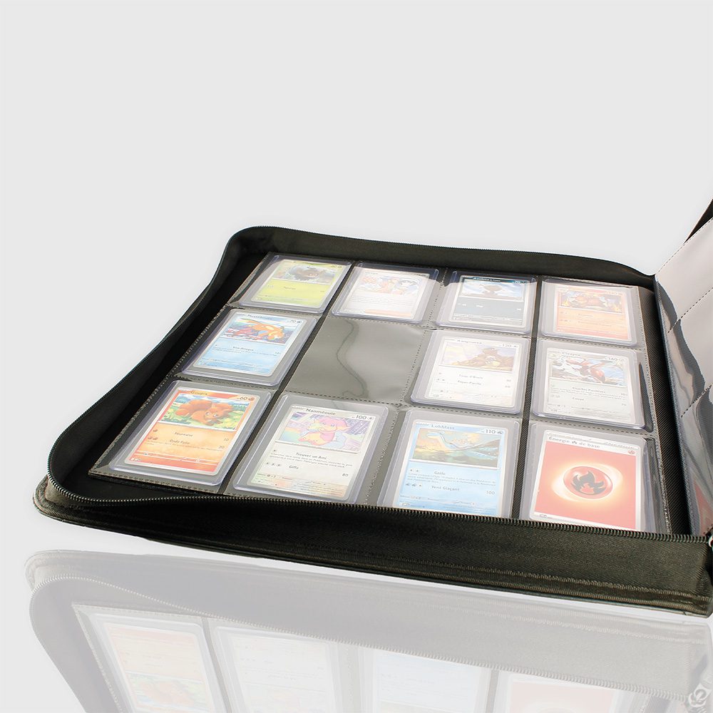 Phoenix Shield : Album deluxe Zip 12 cases pour Toploader - 480 cartes