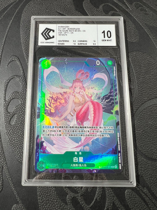 TR Shirahoshi OP11-030 CCC 10 Gem Mint CN 🇨🇳