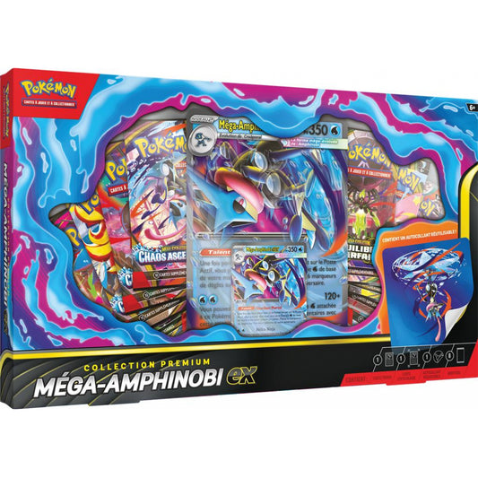 Pokémon - Pokemon - Coffret - 8 boosters - Collection Premium Méga-Amphinobi EX