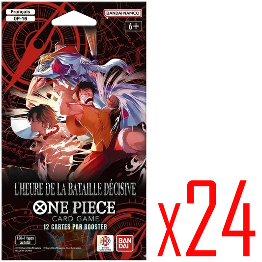 One Piece - One Piece - Carton de - 24 Blisters - OP16 - L'Heure de la Bataille