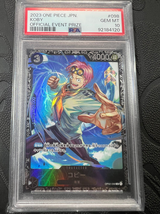 Koby Flagship OP02-098 PSA 10 🇯🇵