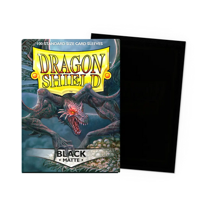 Dragon Shield - 100 protège-cartes standard Mat - Noir