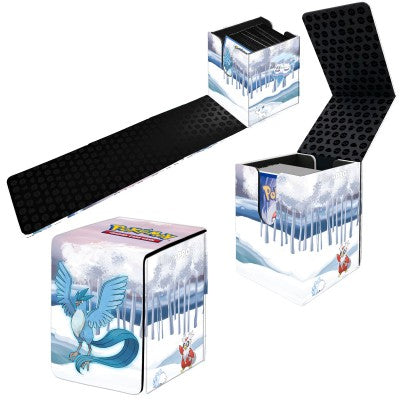 Pokémon - Ultra Pro - Deck Box - 100+ - Alcove Flip Box SIMILICUIR - Foret d'Hiver
